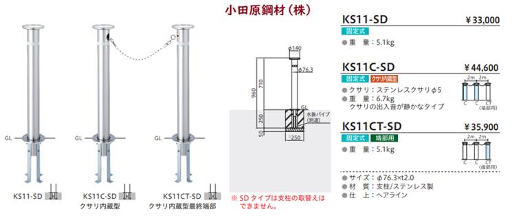 帝金 TEIKIN 上下式 KS－11 KS－11C KS－11CT 小田原鋼材（株）