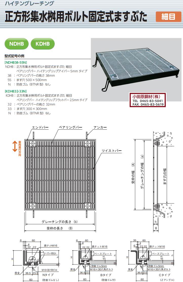 海外輸入 タカラ ＬＳハイテングレーチング ますぶた正方形用 細目 Ｔ−１４ 〔品番:NDH44-11-T-14〕 2173694 